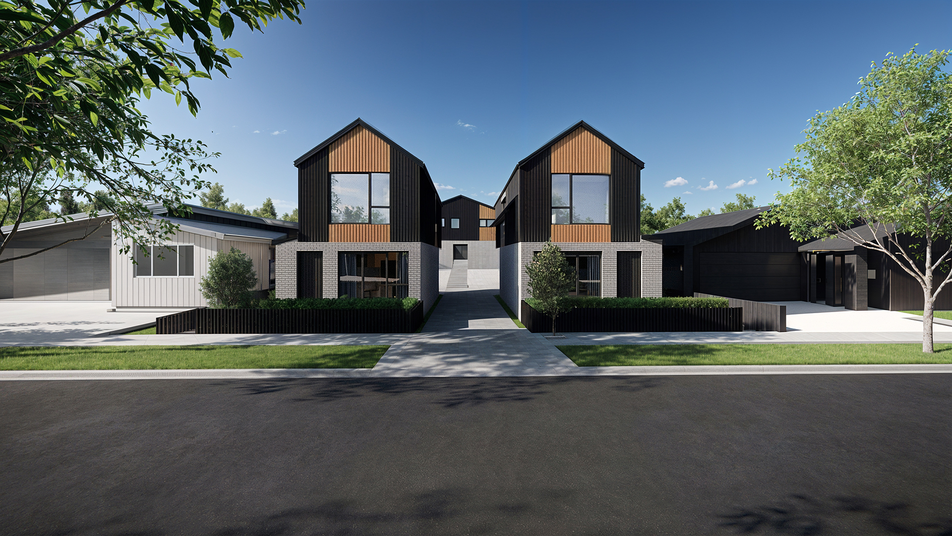 100 Mountain Road development exterior